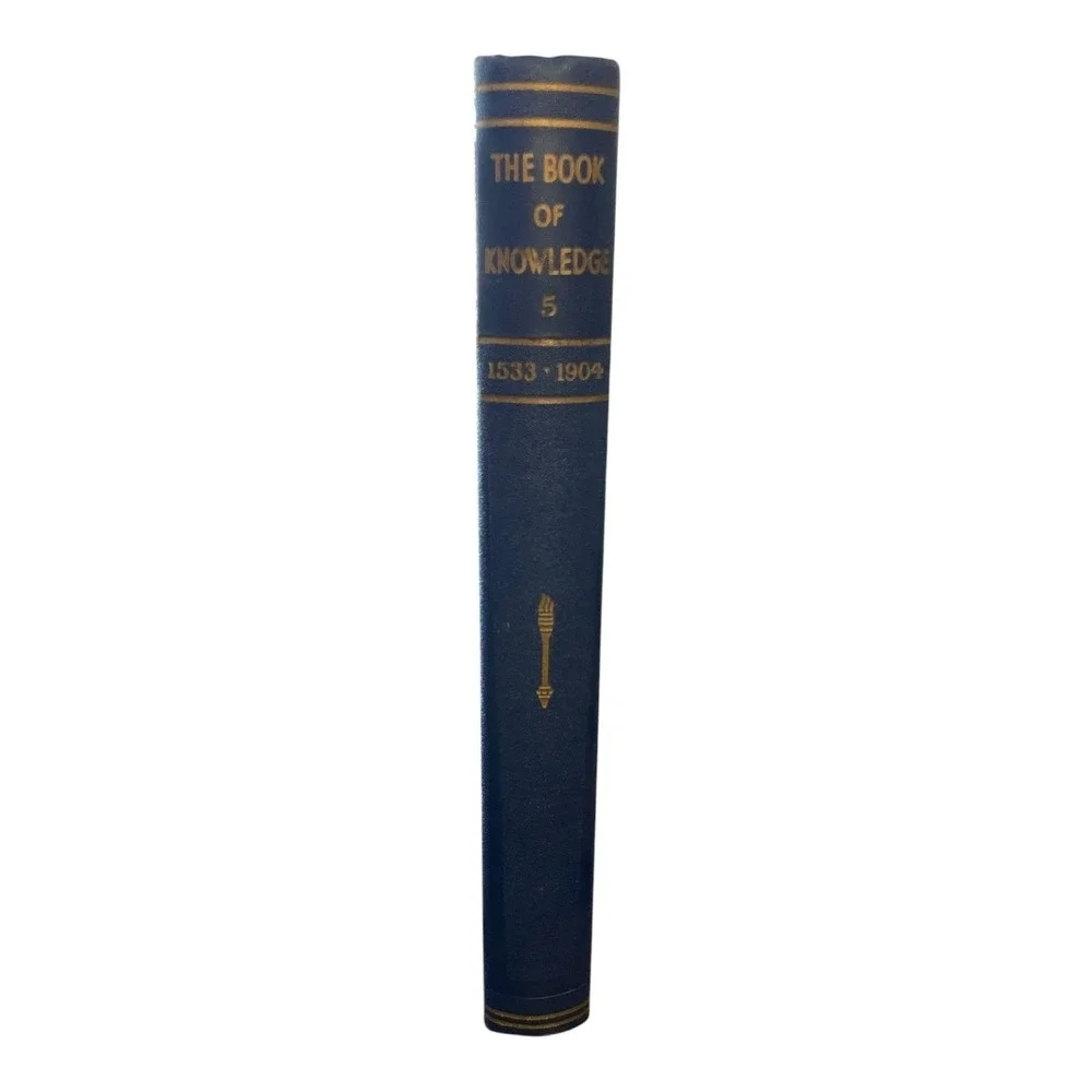 The Book of Knowledge Volume 5 Grolier Society Amalgamated Press 1934 Hardcover